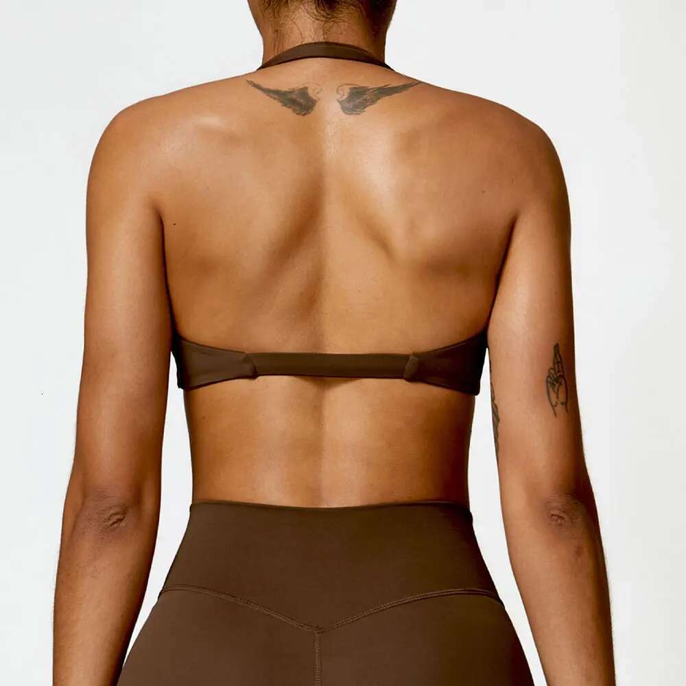Bra Yoga Push-Up Fiess Vest Nylon Workout Sports Underwear Sexy Breathable Quick Dry Athletic Training Crop Top Kl-My