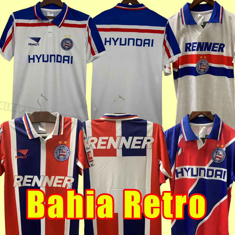 98 99 1996 96 Retro Esporte Clube Bahia soccer jerseys 1998 1999 home white Mens Adults Vintage football shirts S-XXL