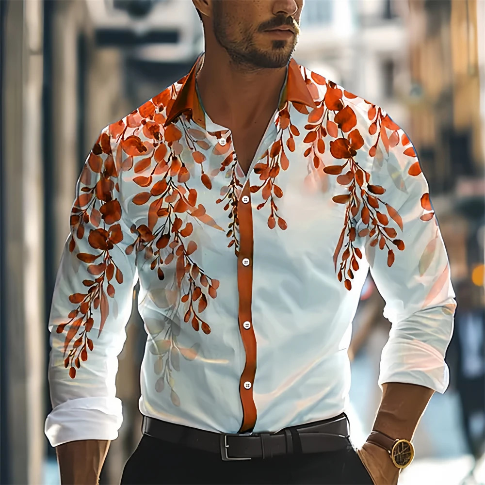Mens Shirt Business Casual Vacation Street Shopping Daily Home XS5XL 250227