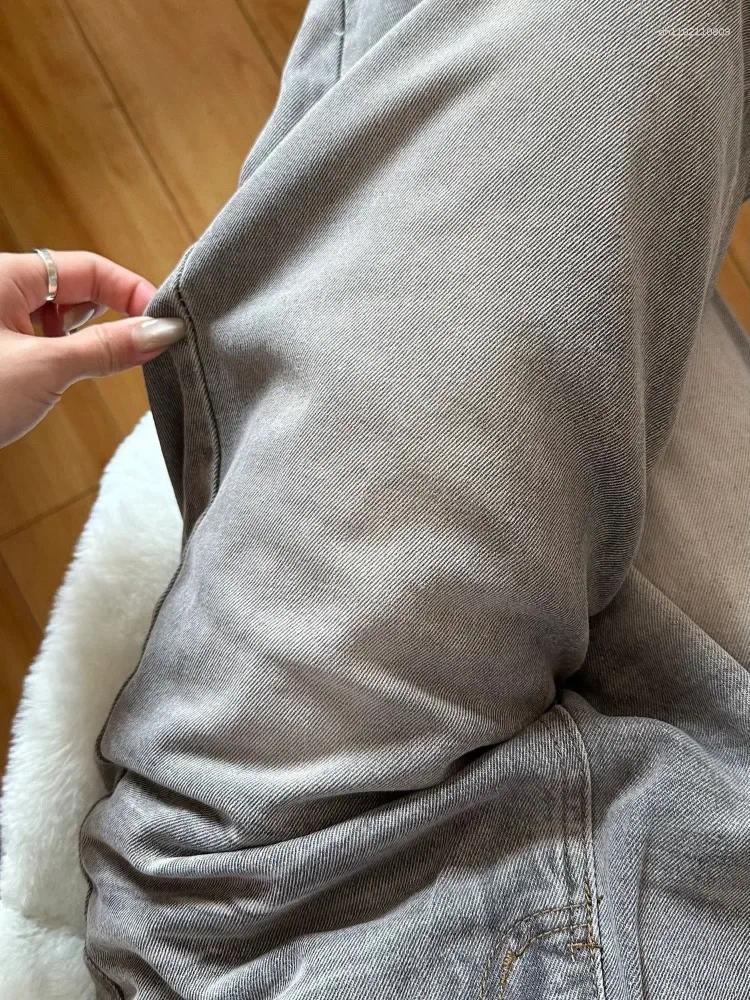 Women's Jeans Y2k Vintage Baggy Woman High Street Fashion Washed Denim Pants Harajuku Kpop Streetwear Trousers Japanese 2000s Pantalones S-2XL