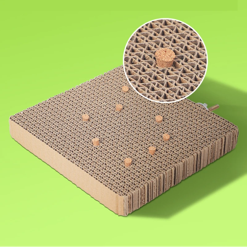 Bird Paper Parakeet Shredding Chewing Toys with cork Parrot Perch Platform Conure Foraging Toys Small Birds Cage Accessory S/L