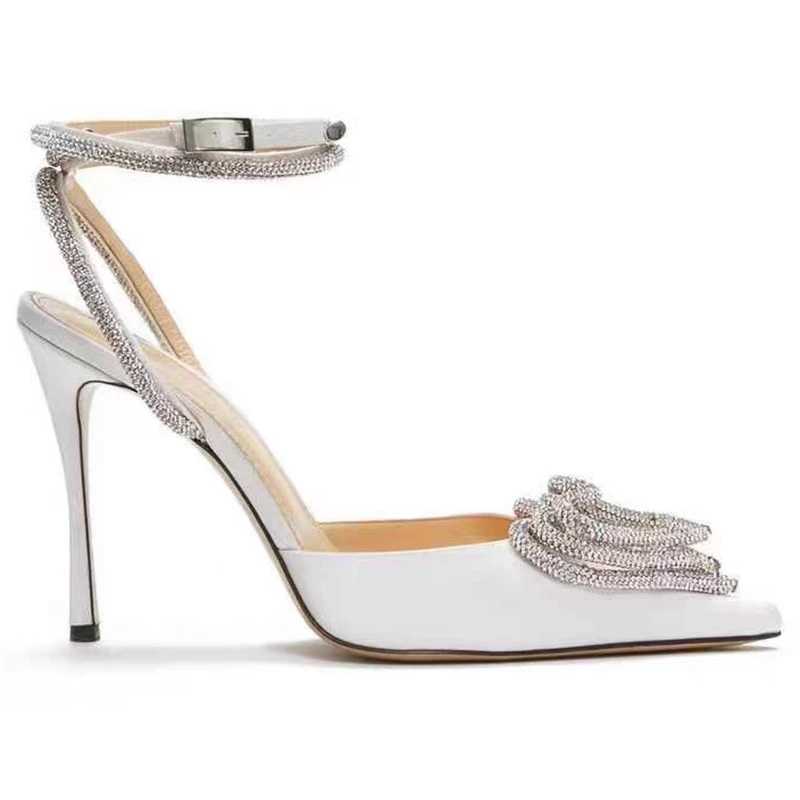 Women High Heels Sandals Summer Casual Party Stilettos Shoes for Women Luxury Rhine Designer Sandals Women Womens ShoesXJ2500305