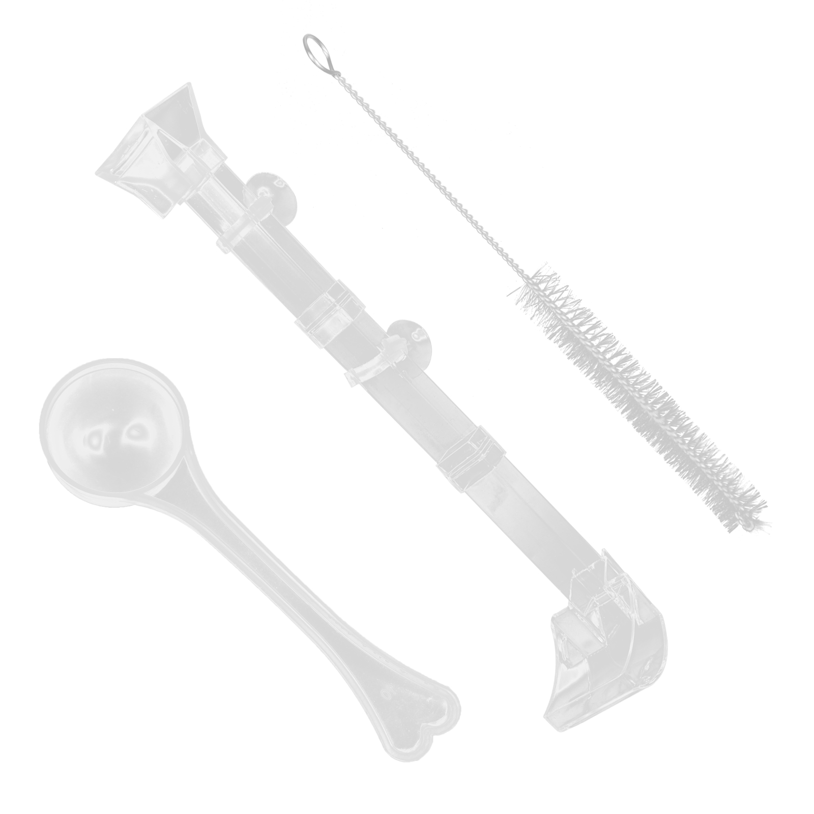 Aquarium Accessories Fish Tank Feeder Feeding Tool for Transparent Feeders Pvc Tube