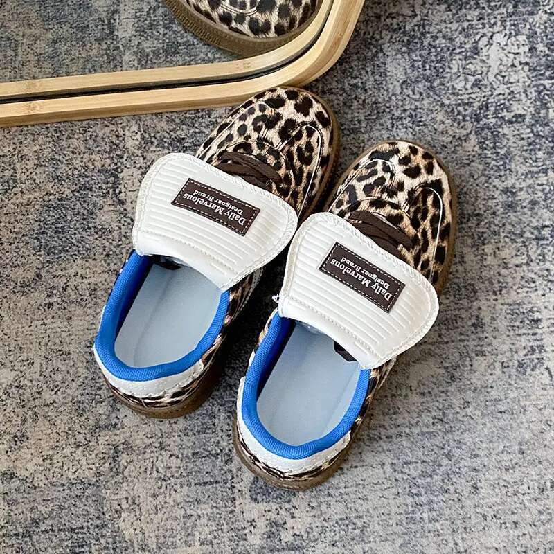 Hot sale Leopard Print Womens Canvas Classic Casual Women Trend Sneakers Flat Women's Vulcanize Shoes atillas de mujer