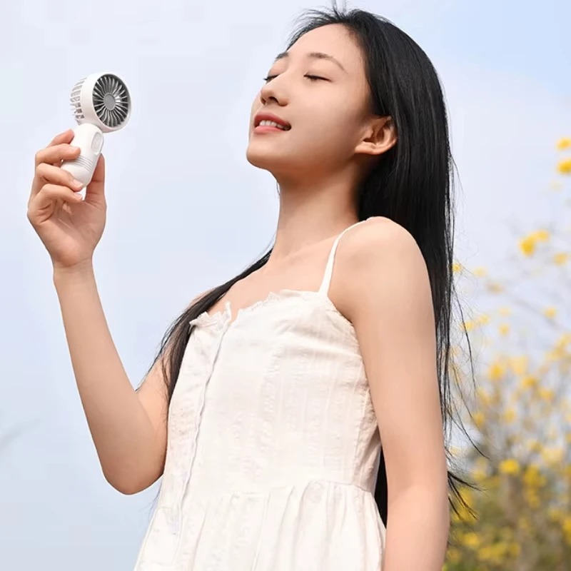 USB Rechargeable Mini Portable Fan With 3 Speeds - Lightweight Handheld Fan - Perfect For Office, Outdoor, Travel, And Camping