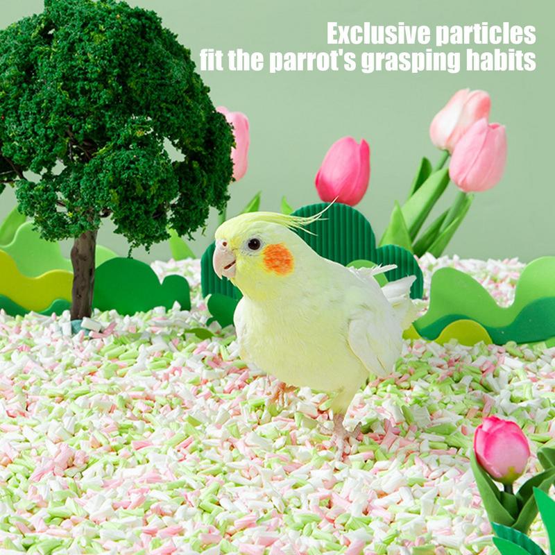 Bird Bedding Natural Hamster Bedding Parrot Paper Supplies Soft Wood Shavings Odor Control Guinea Accessories Pet Litter