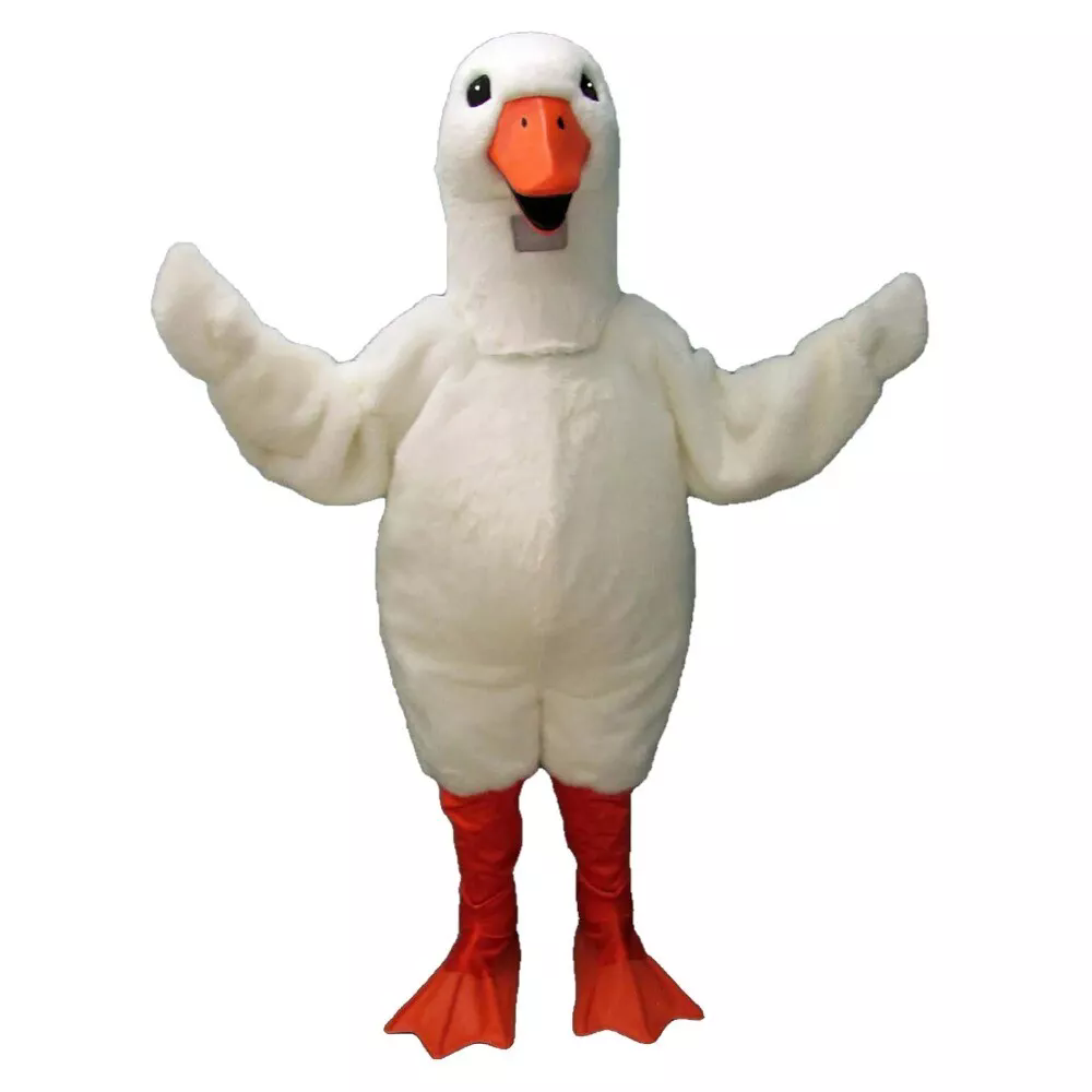 2025 Halloween Realistic Goose Mascot Costume Fursuit Halloween Suit Party Stage Suit dress