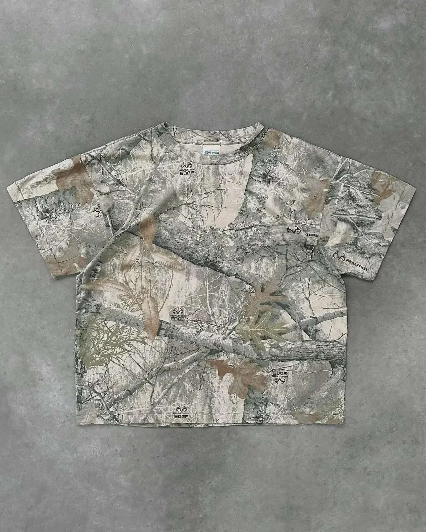 Hip Hop Y2k Retro Tops 2024 Camo Print Graphic Haruku Goth Men And Women Summer T-Shirt Casual Street Wear