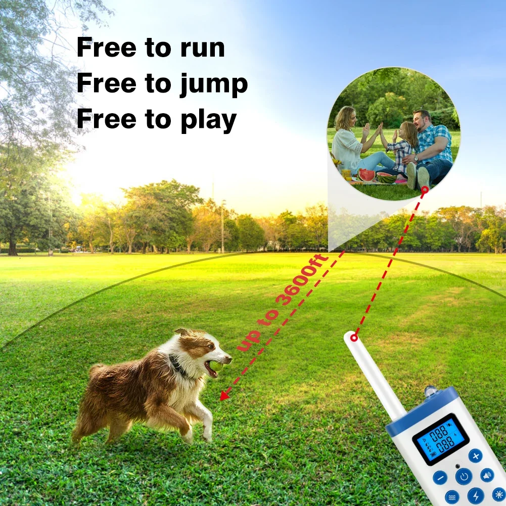 Pet Products Top Sellers Transmitter Waterproof Wireless Electric Dog Training E-collar Pet Trainer Dog Bark Deterrent Device