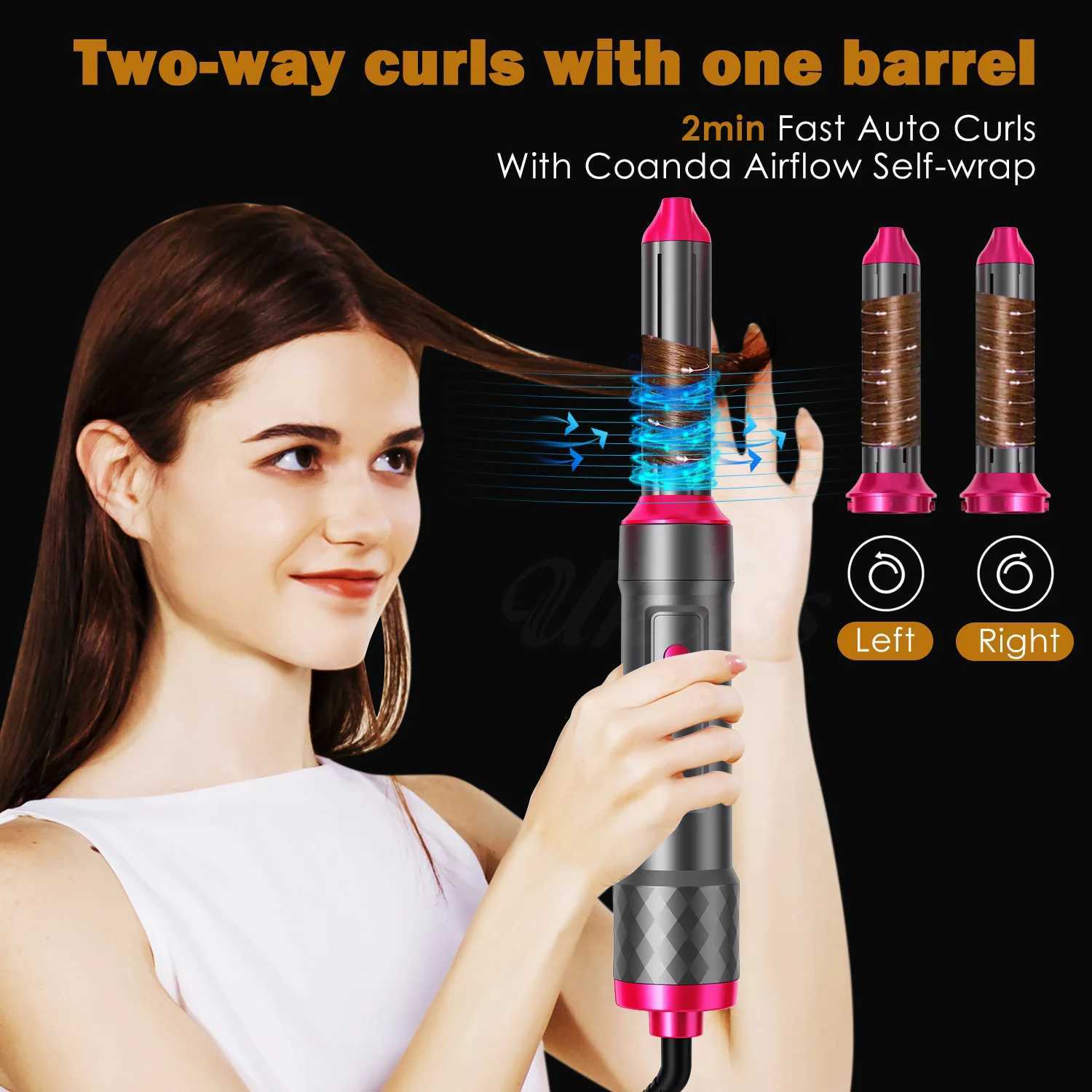5in1 electric hair dryer curling iron home hair dryer curling iron multifunctional home hair care curling iron styling setXJ251022