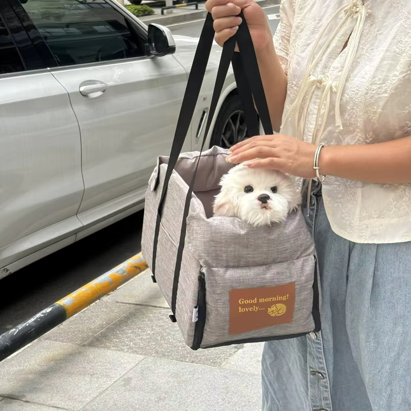Puppy Car Seat Bed Portable Dog Carrier Waterproof Hammock Travel Safe Cat Wear-resistant Basket Dogs Accessories Universal Cars