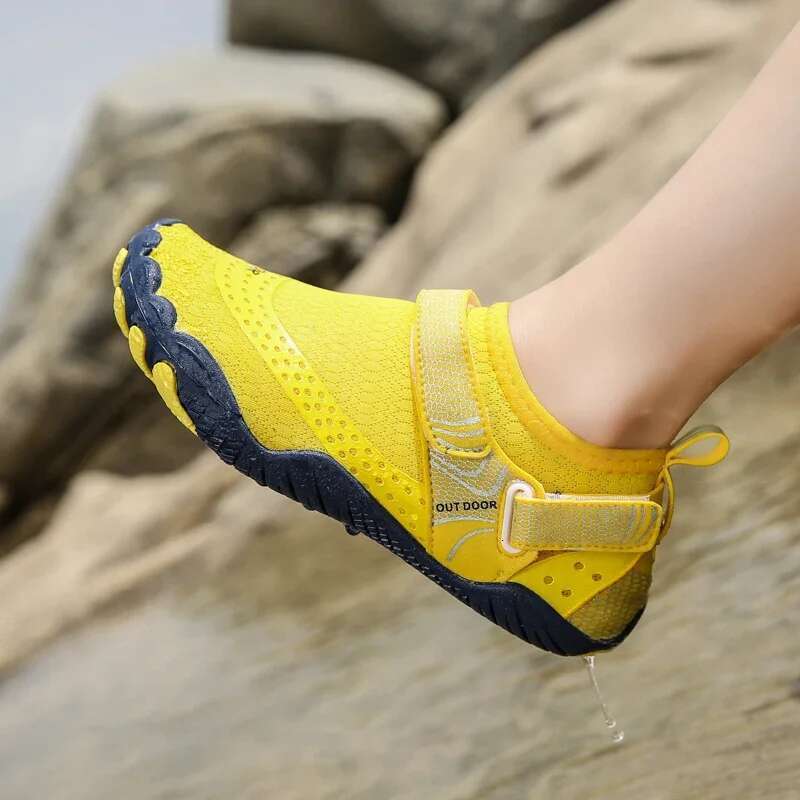 Men Women Water Quick Dry Non-Slip Five Finger Outdoor Wading Swimming Barefoot Aqua Shoes Lightweight Sneakers