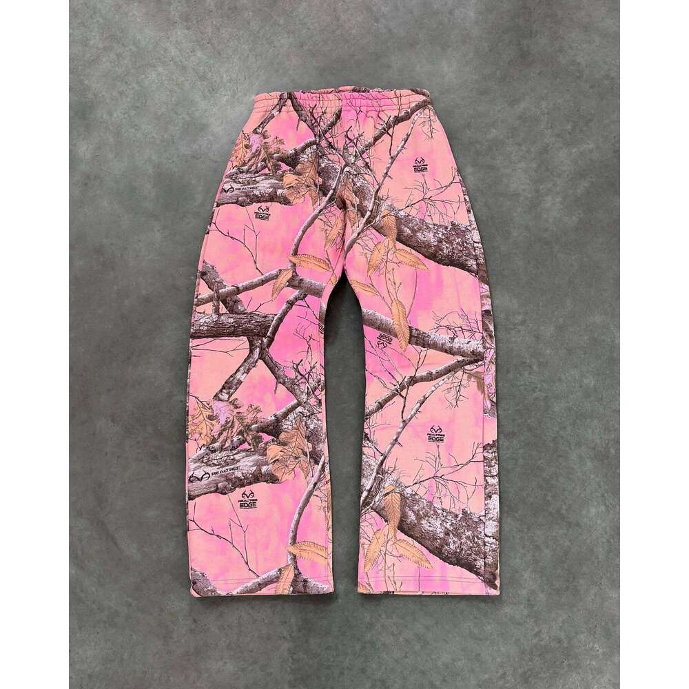 International Station Pink Stripe Camouflage Combo Loose Fashion Spring Hoodie
