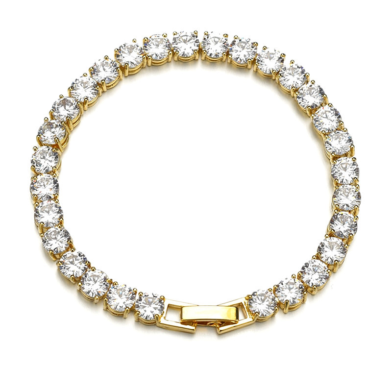 Unisex AAA Zircon Geometric Bracelet - Simple & Versatile Jewelry Accessory