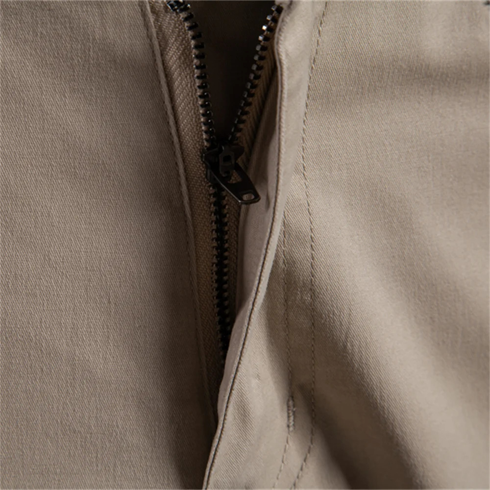 AIOPESON 2025 Summer 100 Cotton Mens Casual Shorts Suitable for High Quality Elastic Waist Multi Color Comfortable 250304