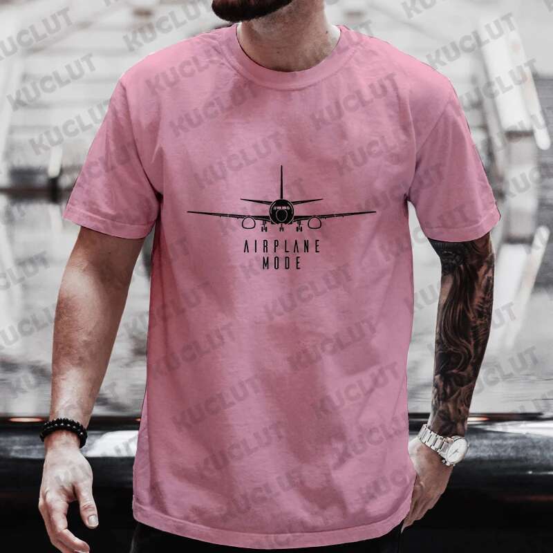 Men's Short Sleeve Travel T-Shirt, Airplane Fashion, Airplane Pilot Clothing, Traveler Holiday T-Shirt, Y-Shirts