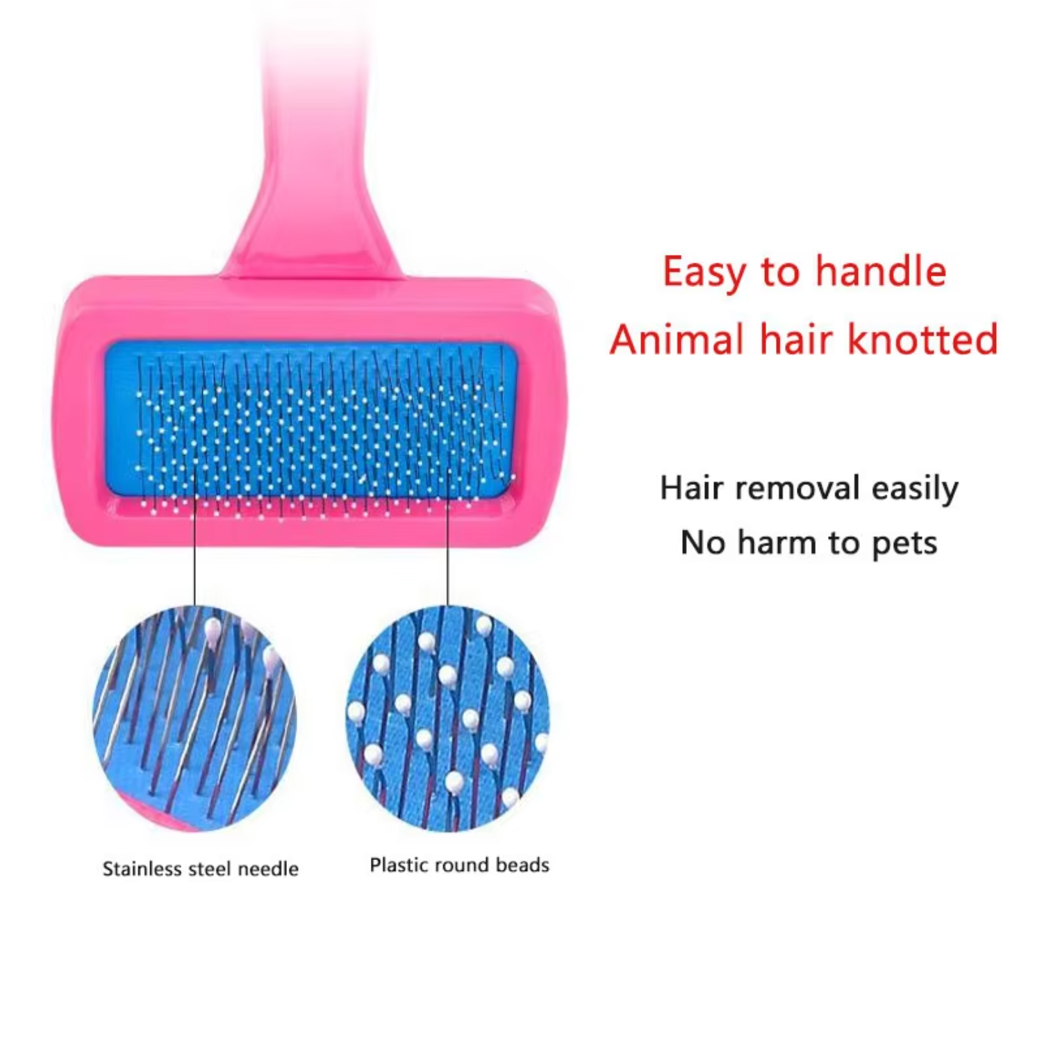 Rabbit Brush Pet Grooming Comb Dutch Pig Dogs Combs Dry Cleaning Brushes Guinea Pig Peines Pets Grooming Needle Comb Rabbits