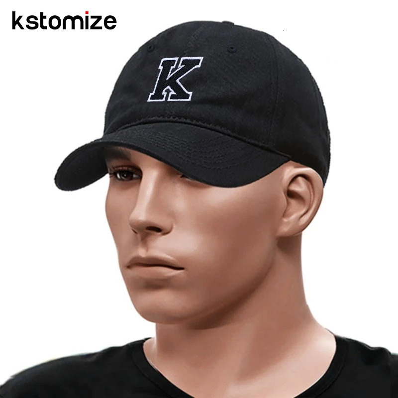 Initial Letter AZ Black Baseball Cap For Men Womne High Quality Soft Cotton Embroider Fashion Team Sport Visors Caps 250228