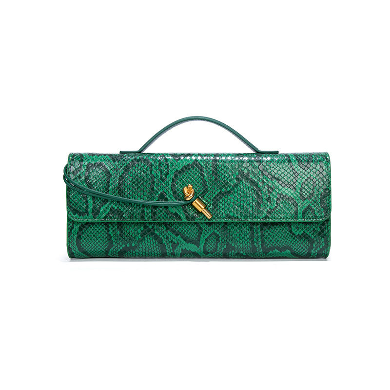 Series 2025 New Women's Light Luxury Elegant Serpentine Handheld Stick High End Banquet designer ladies clutch bags
