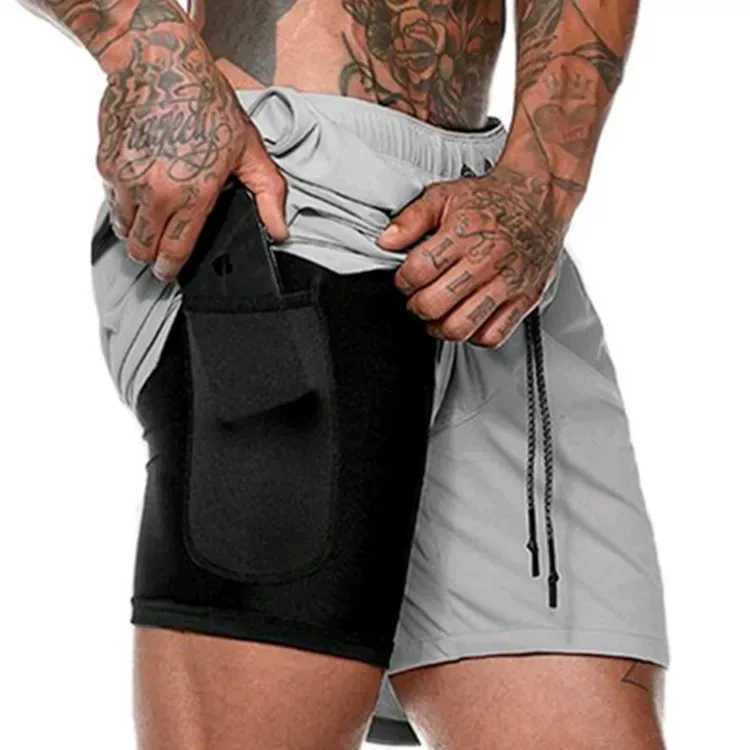 Summer breathable fitness shorts running training squatting one-fifth pants basketball and size sports pants elasticXJ250304