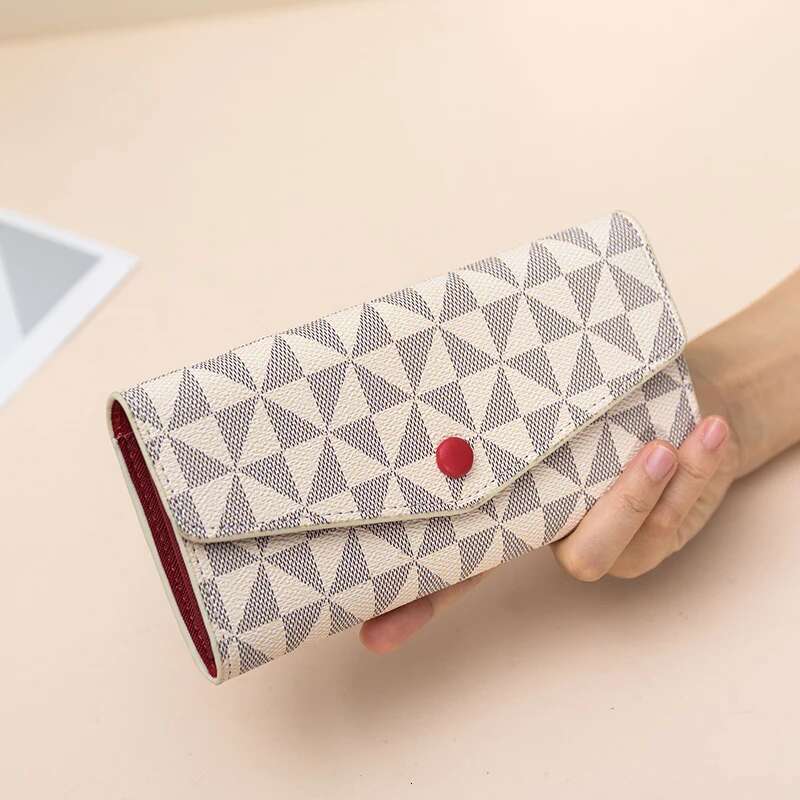 Woman Long Brand Vintage Purse Designer For wallets for women Leather Holder New Money Clip Wallet