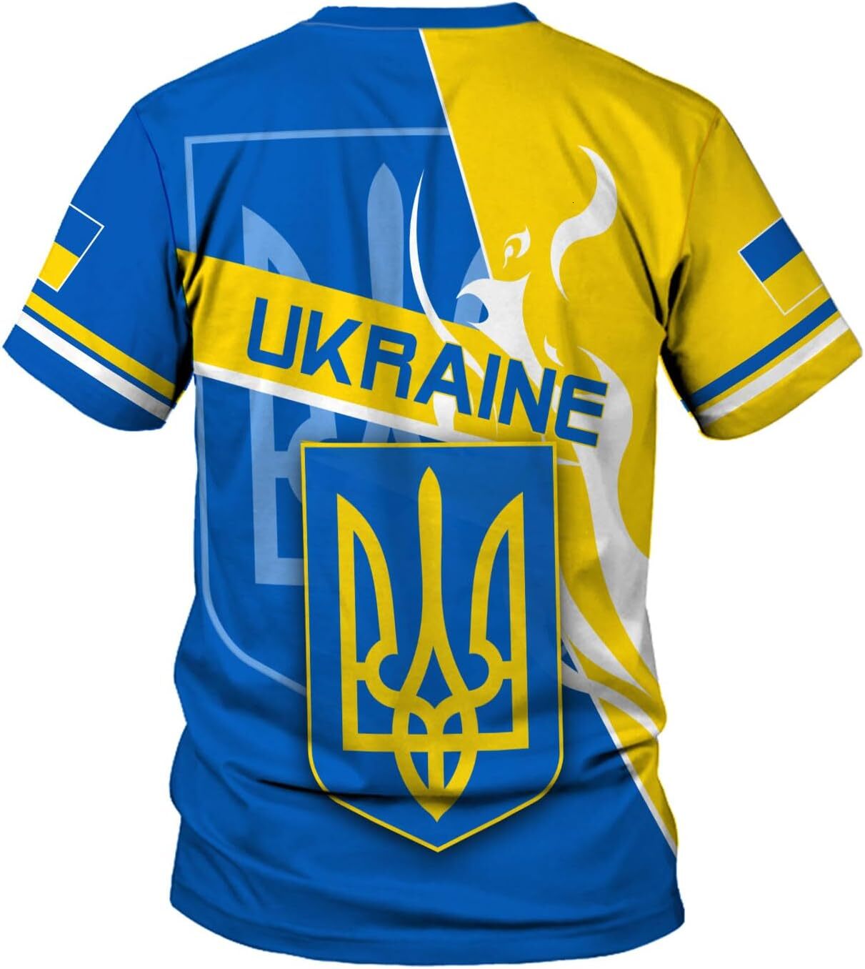 Mens T shirt Personalized Name Ukraine Shirt 3D, Ukraine Tshirt Unisex for Men , Customized Ukrainian Shirt 2 Multicolor tee Casual
