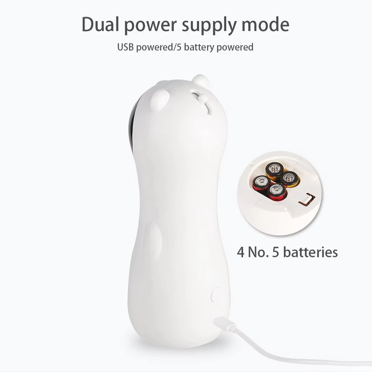 Automatic Laser Cat Toy - Auto On/Off, 5 Range Modes, USB/Battery Powered, Stress Relief