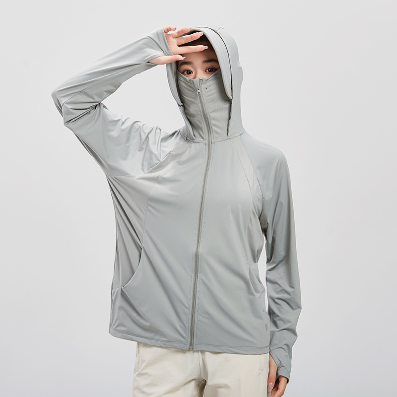 tracksuit Sun women, detachable large brim, original yarn, sun clothing for men, UV UPF50+sun protection shirt, long sleeved, thin style