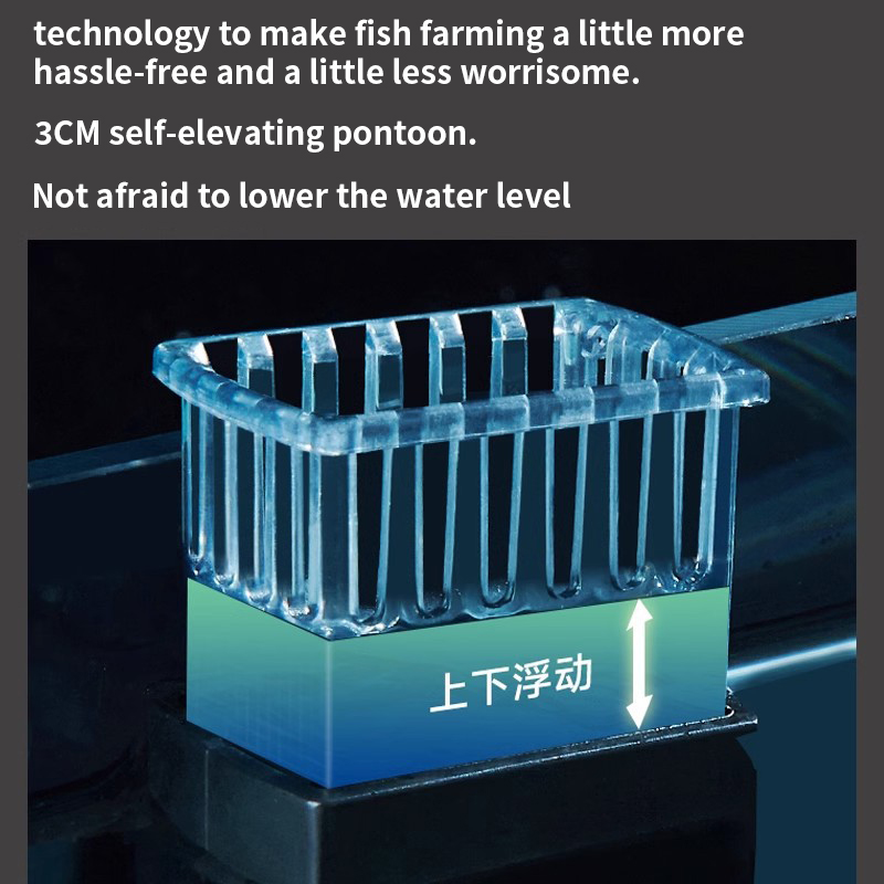 3W Aquarium Surface Oil Skimmer Filter Mini Mute Auto Oil Film Processor Remove Tool for Fish Tank Water Filtration 220-240V EU