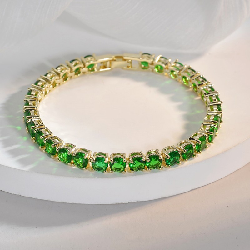 Chic Geometric AAA Zircon Bangle for Men and Women - Classic Fashion Piece