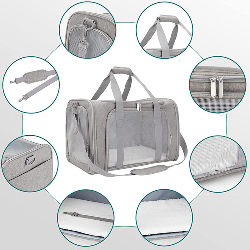 Portable Dog Cat Carrier Bag Pet Puppy Travel Bags Breathable Mesh Small Dog Cat Dogs Outdoor Tent Carrier Outgoing Pets Handbag