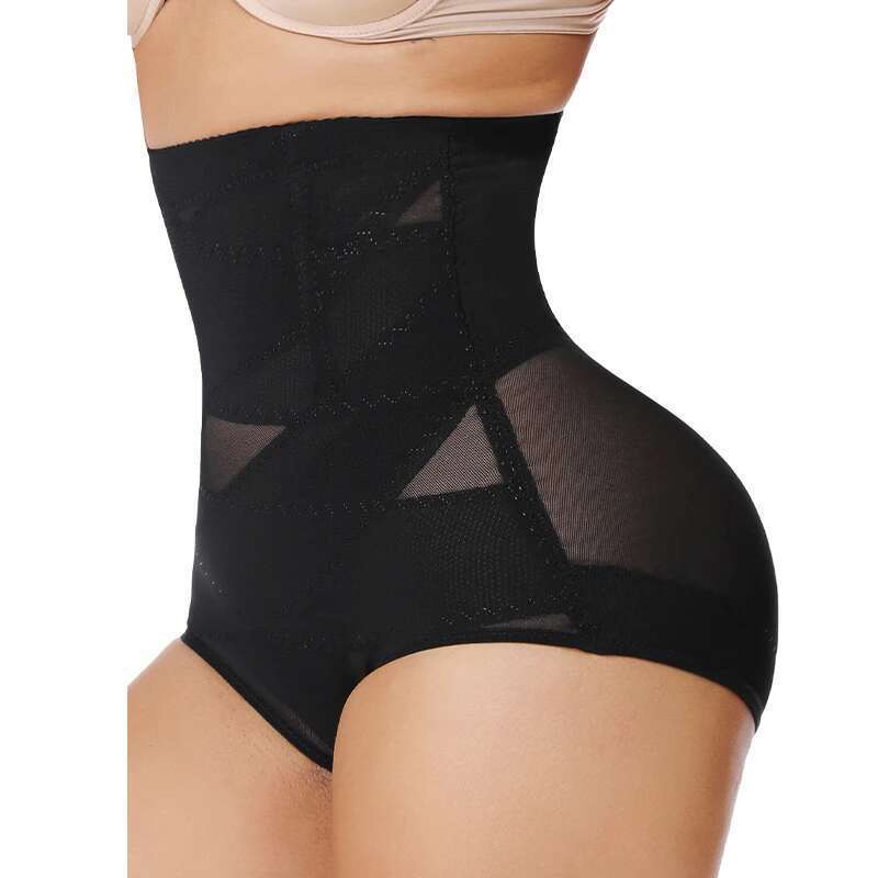 High Women Waist Panties Cross Compression Abs Shaping Pants Non-Marking Slimming Body Tummy Control Corset Girdle KLMY