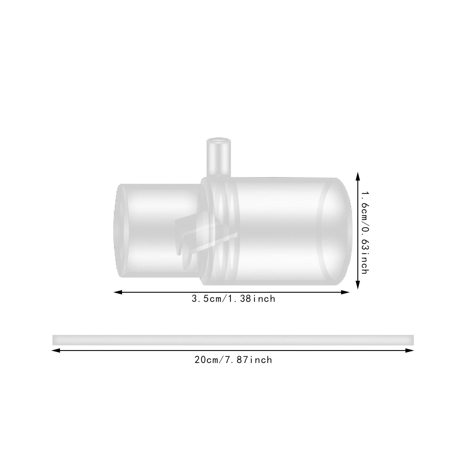Oxygen Enrichment Adapter Tubing Clear Adjust The Flow Easy to Install Filter Control The Water Level Aquarium Water Tank Filter
