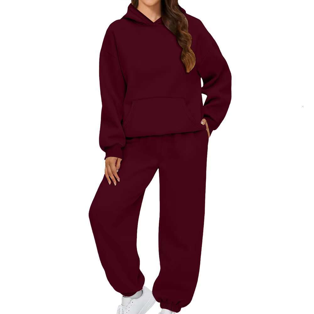 High Quality Drop Shoulder Loose Fit Custom Cotton Fleece Pink Women's Hoodie