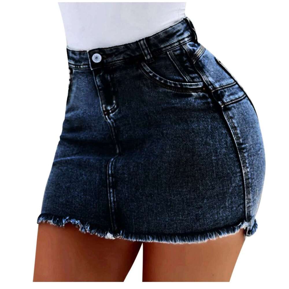 Wash Mini Female Short Summer Women's Sexy Denim Skirt Skirts 3 for Women Knee Length Casual
