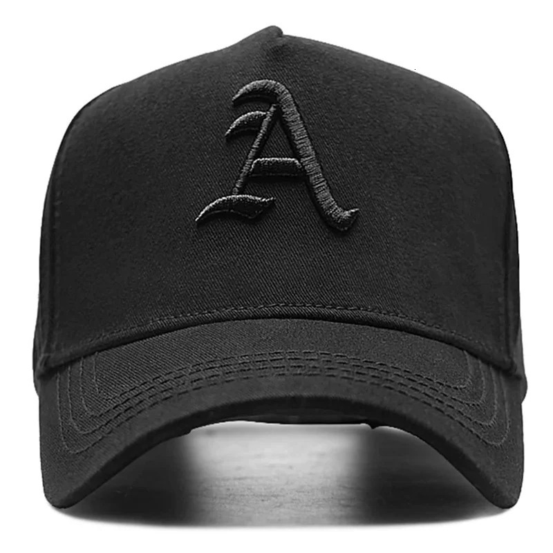Summer Men baseball Cap Letter A Embroidery Hat cotton adjustable Hip Hop Sports Trucker Caps Sun Hats 250228