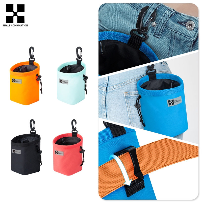 SMALL COMBINATION Portable Dog Training Snack Bag puppy dog snack bag for leash Outdoor pet snacks awards waist bag