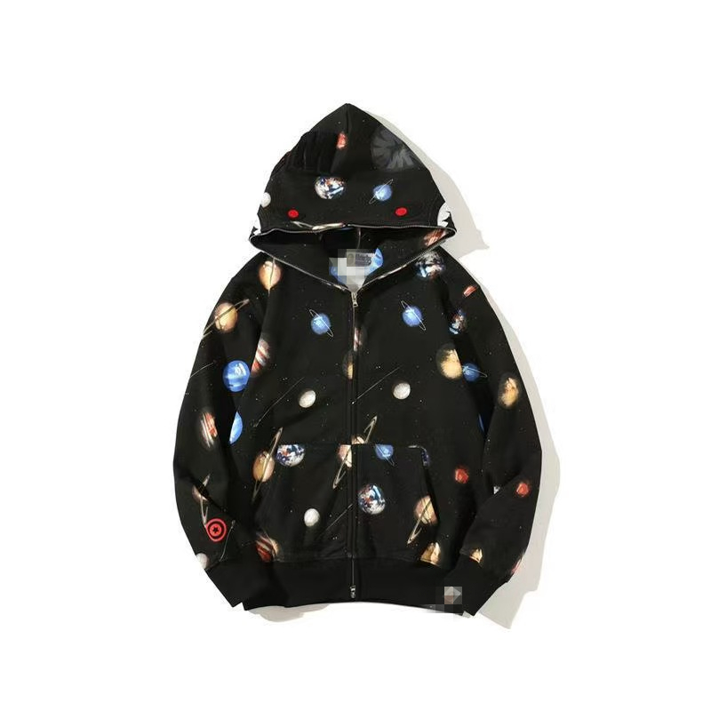 mens hoodies designer hoodie men hoodie Harajuku long sleeve zip up overshirt Print Sweatshirt Casual streetwear fashion clothing High quality hooded sweatshirt