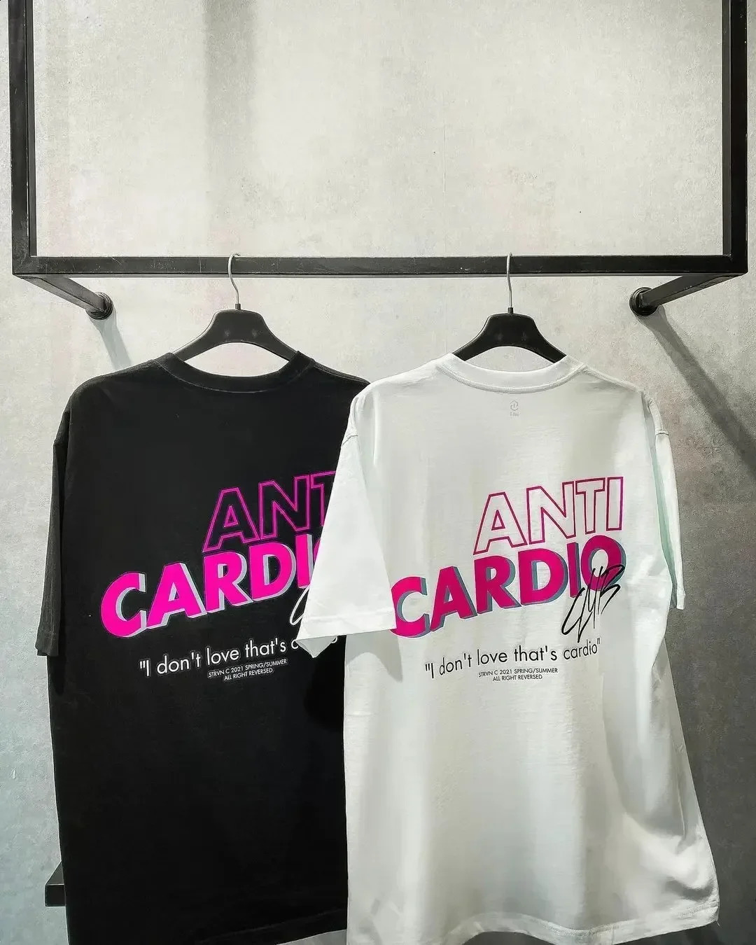 ANTI CARDIO Mens Tshirt Summer Casual Short Sleeves Cotton T Shirt Gym Male Training Workout Tee Tops Fashion Womens 2023 250305