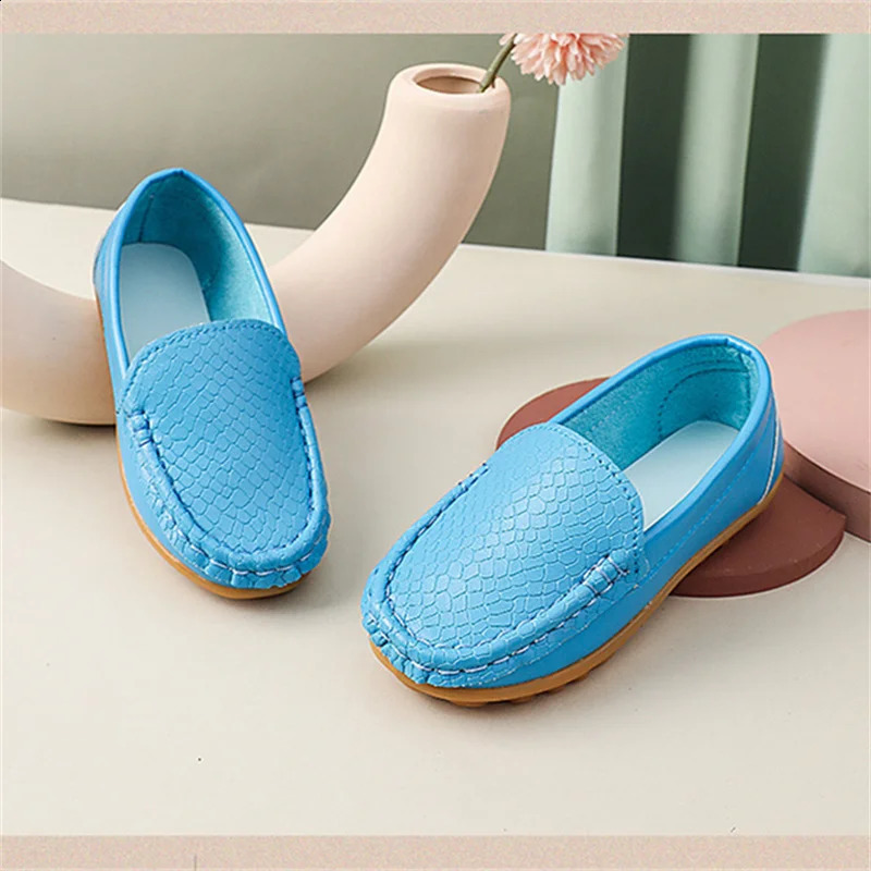 Kids Shoes Baby Boy Loafers Toddlers Infant Girls Casual Shoes Soft Leather Walkers Comfortable Flats Summer Shoes 250304