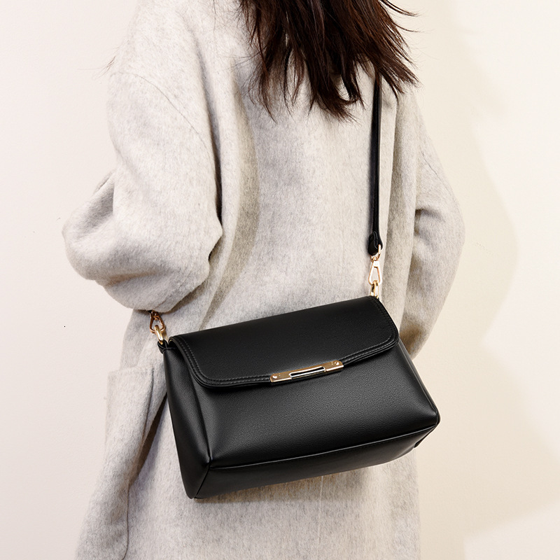 Middle Aged Women's Mom 2024 New Single Shoulder Underarm Small Solid Color Large Capacity Versatile Style Crossbody Bag