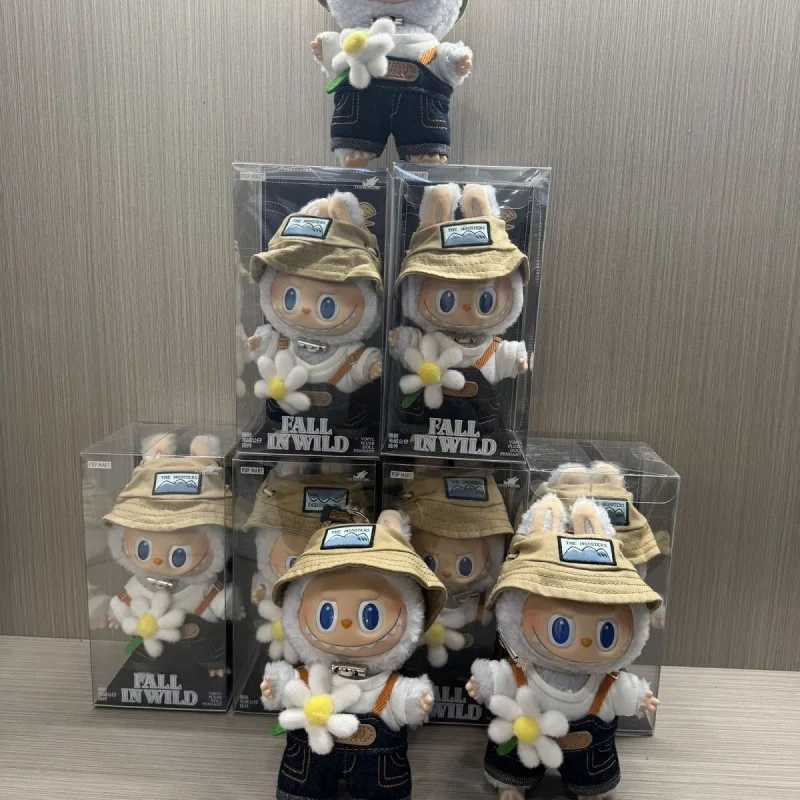 High Quality Labubu Replica The Monsters Wild Spring At Home Mystery Box Doll Kawaii Labubu Keyring Christmas Gift Kids ToysT250305