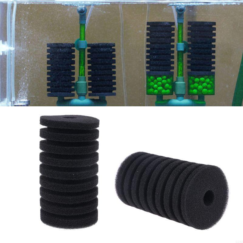 G2AB Aquarium Filter Sponges Replacement Media for Biological and Mechanical Filters