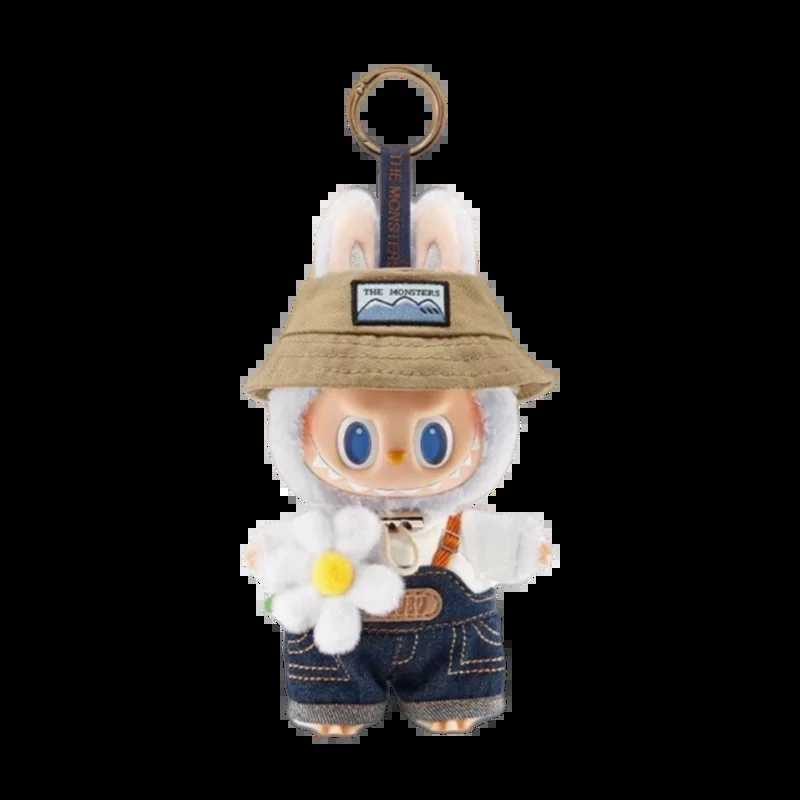 Labubu Keychain 1 1 Replica The Monsters Labubu Series Fall In Wild Doll Kid Toys Tide Play Pendant In Stock Birthday GiftsT250305