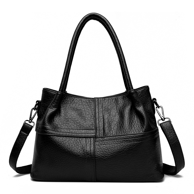 Bag 2025 New Women's Texture Soft Leather Commuting Tote Simple Shoulder Crossbody Bag