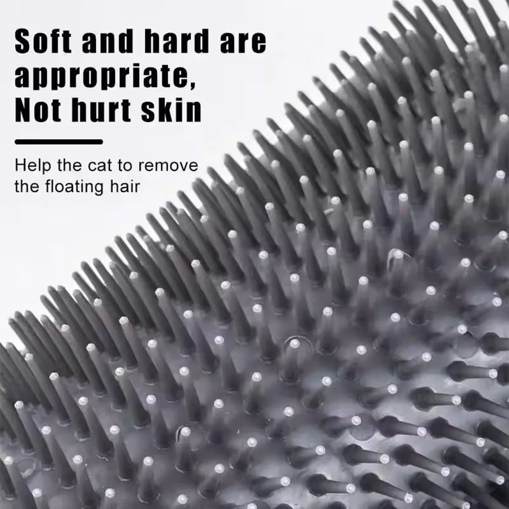 Pet Cat Corner Scrubber Massager Cat Scratching Scratching Scratcher Cat Brush Comb Massage Corner Brush Pet Grooming Supplies