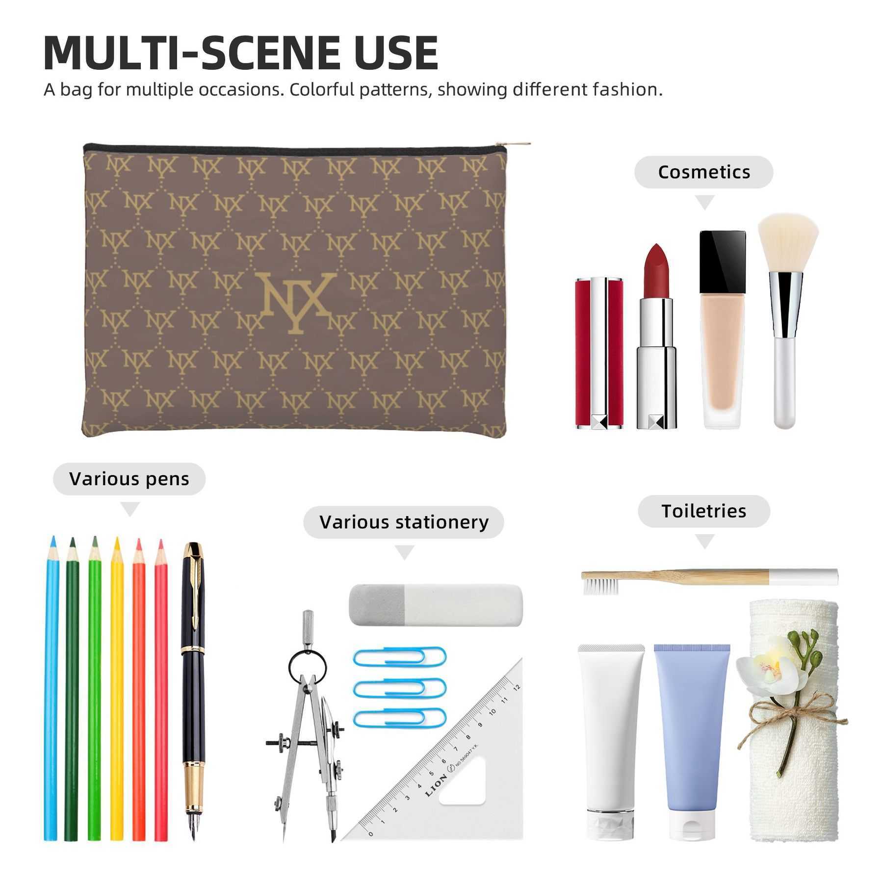 NXY Luxury Tyvek Paper Designer Bags Purse Wallet Womens Makeup Cosmetic Travel Cases Make Up Bags Handbags Purses Pouch Clutch
