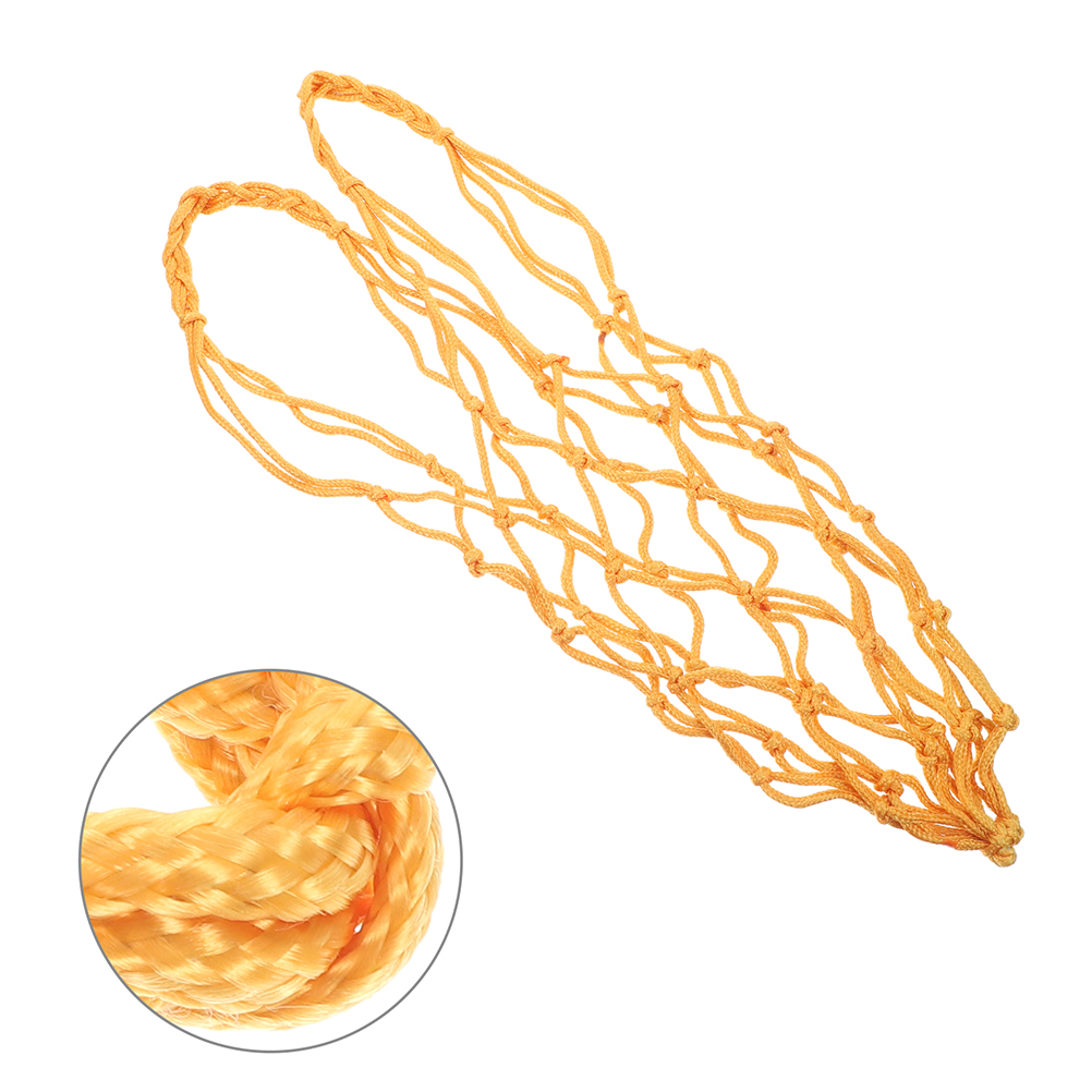 2 Pcs Livestock Feeding Mesh Bag Double-head Dustpan Feeder Hay Net Cattle and Sheep Chicken Hanging Goat for Grain Horse Grass