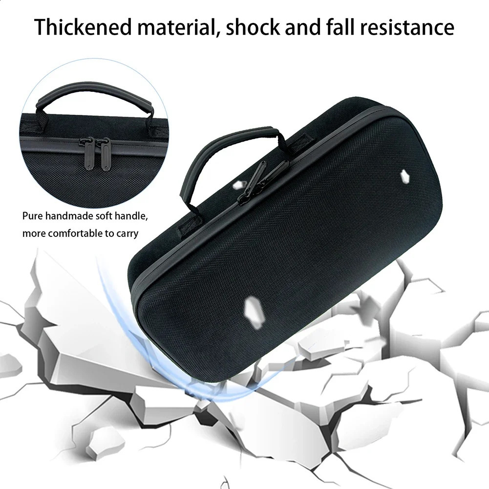 Ship from US EVA Game Console Storage Bag Waterproof Protective Pockets AntiDrop Replacement with Inner Partition for ASUS Rog Ally 250305FBB