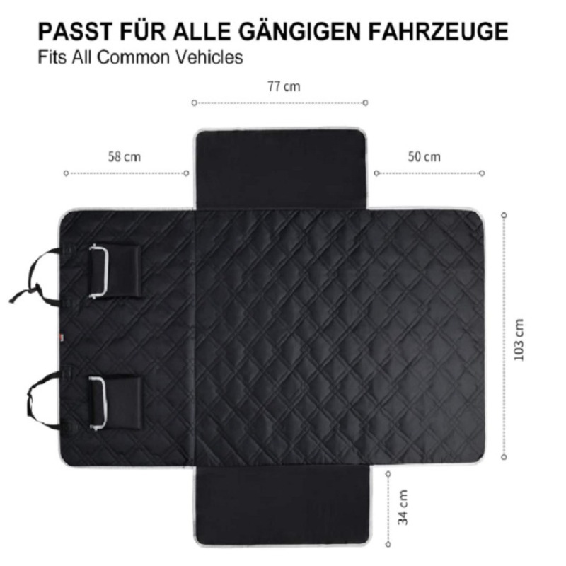 Dog Carriers Car Seat Cover Waterproof Pet Travel Dog Carrier Hammock Car Rear Back Seat Protector Mat Safety Carrier for Dogs